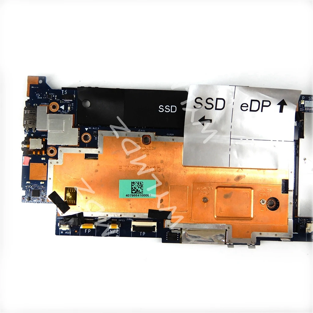 Imagem -05 - Placa-mãe Portátil para Dell La-d312p M36y30 M5-6y54 M7-6y75 Cpu 4g 8g 16g Ram Mainboard para Dell Latitude 7370 100 Testado ok