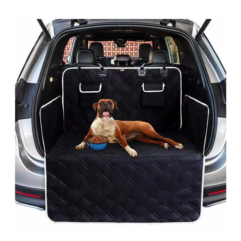 

600D Oxford Cloth Dog Car Seat Cover 100% Waterproof Scratchproof PVC Solid Eco-Friendly Pet Back Seat Protector Non-Slip