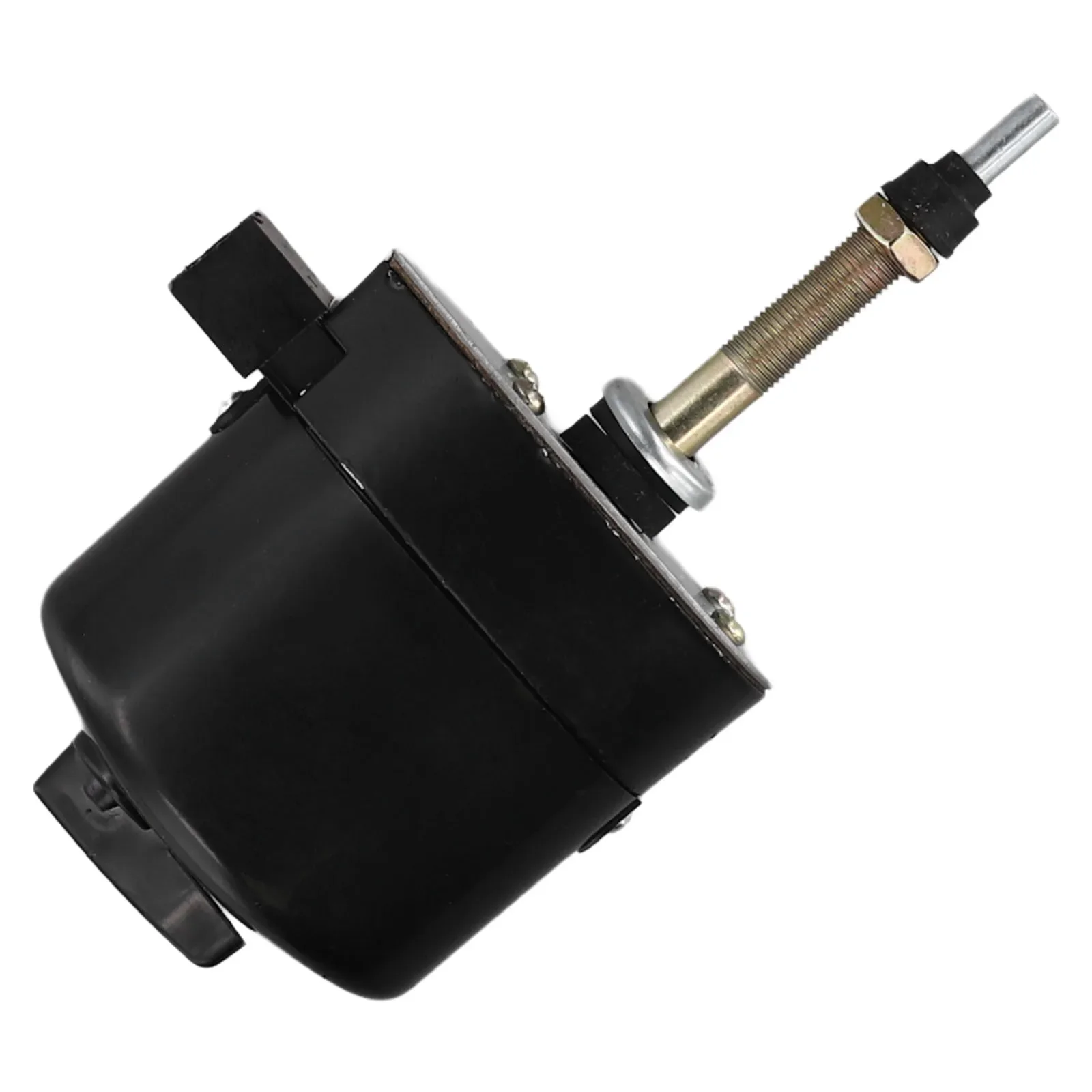 Wiper Motor Long Shaft Motor For Tractors Boats And RVs Universal Windshield Wiper 6mm Shaft Black Durable New