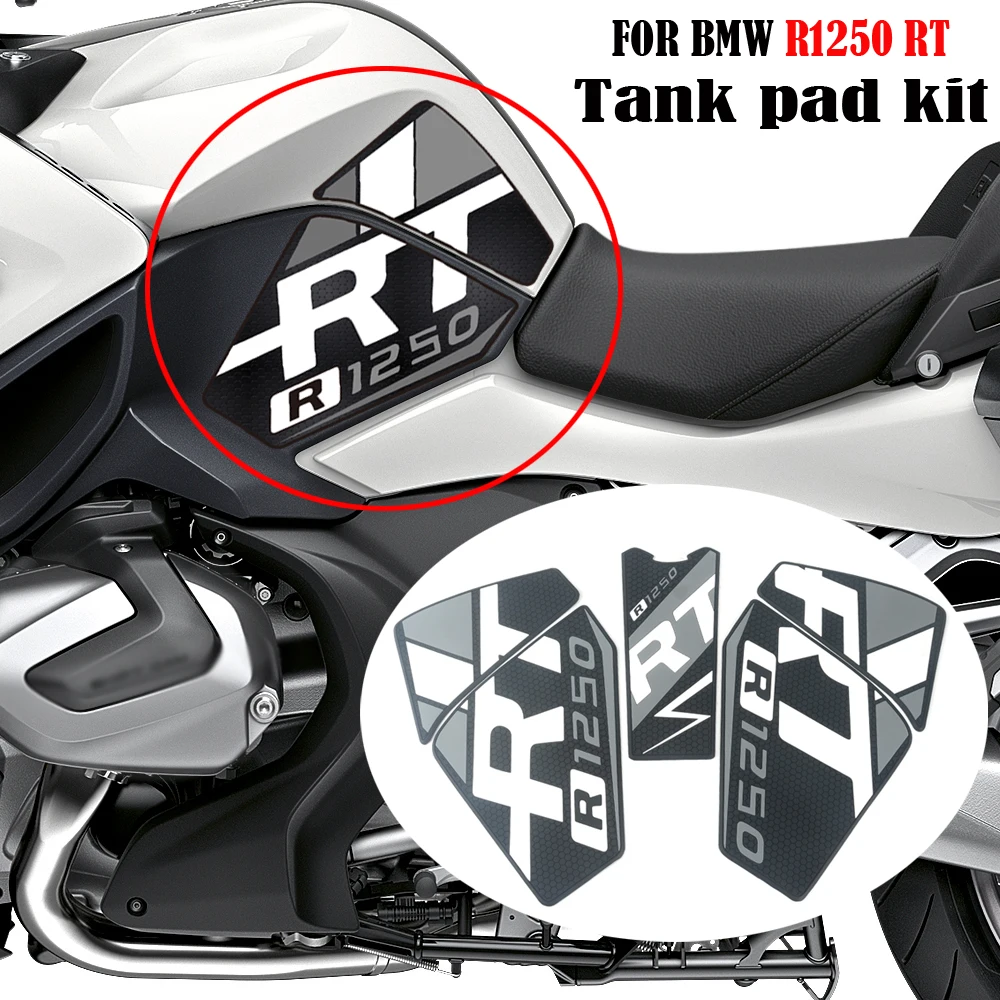 New For BMW R1250RT R 1250 RS R1250 RS Motorcycle Side Gas Knee Grip Stickers Fuel Tank Pad Protector Anti-slip Sticker r1250rt