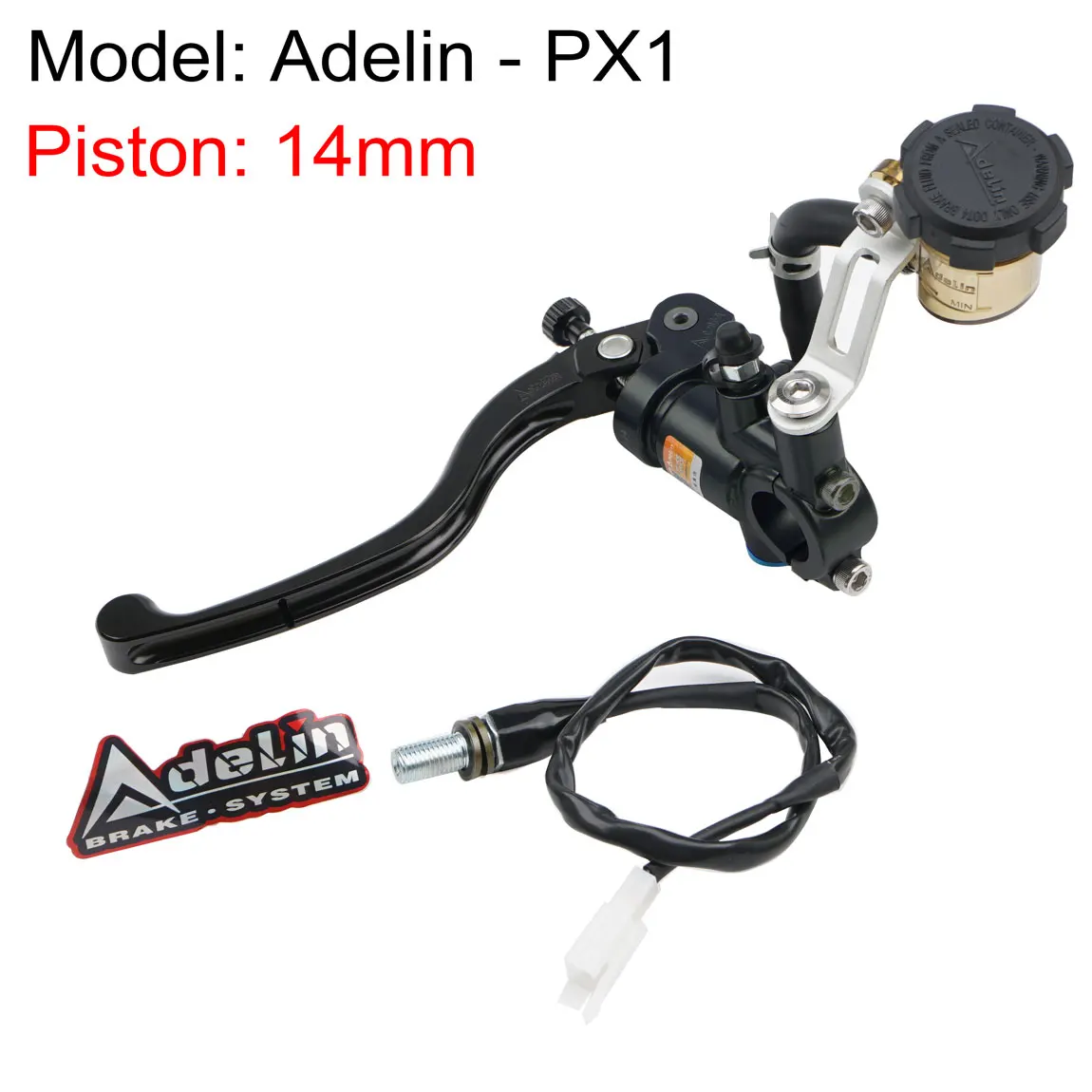 Universal Adelin PX1 Motorrad Radial Montage Bremse Kupplung Hauptzylinder Lenker Motorrad Hydraulikpumpe Bremsen Hebel