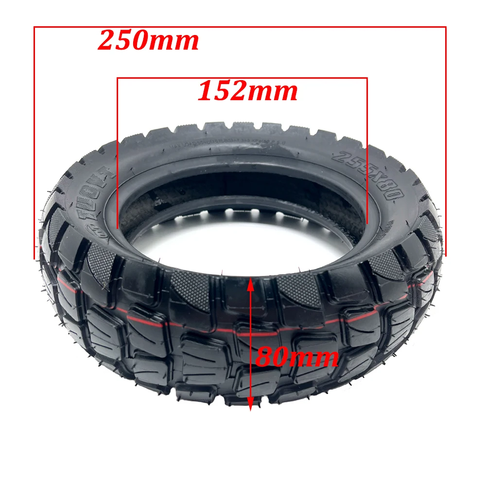 255x80 Tire TUOVT Inner Outer Tube for Kugoo M4 Pro Quick 3 Zero 10X Electric Scooter 10x2.50/3.0 Off-Raod Tyre