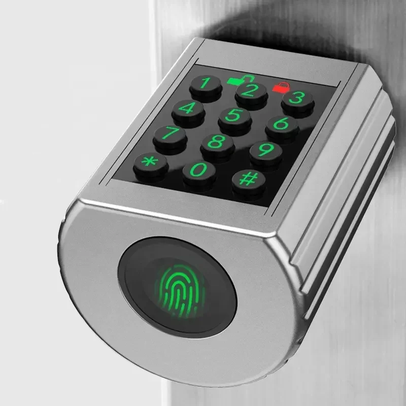 Serrure de porte numérique à empreintes digitales RFID, mortaise intelligente, sans clé, extérieur, Tuya, TTLock, Euro, intervalles, IP67