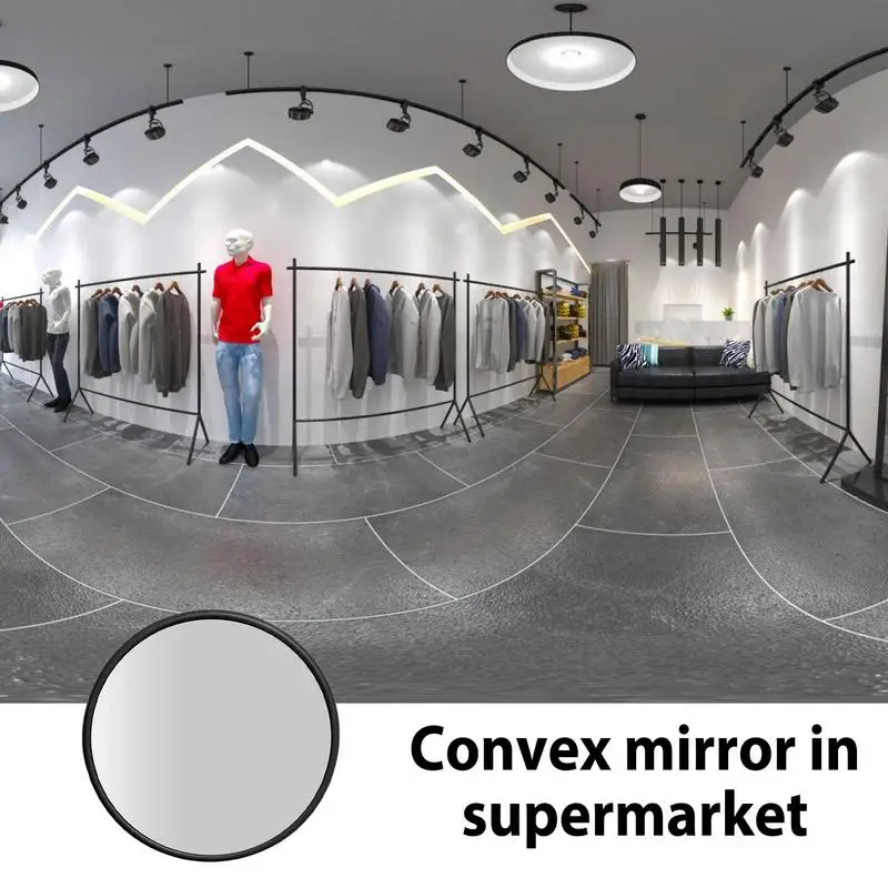 Acrylic Convex Mirror Traffic Road Mirror Wide View Driveway Safety Areas Outdoor Warehouse Side View Wall Acrylic Mirror