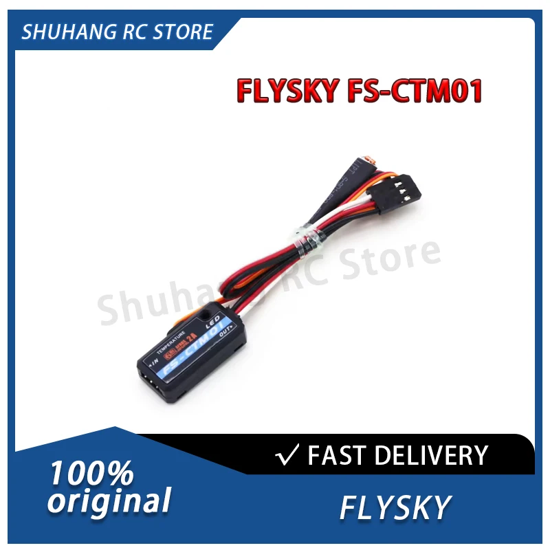 

FLYSKY Fusi FS-CTM01 High-Precision Temperature Sensor 20%-95% Humidity Resistance for RC Aircraft Engine RC Car Model PL18 NB4