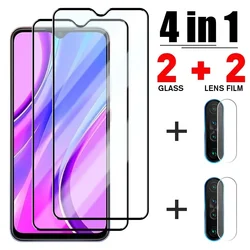 4 in 1 Screen Protector For Redmi Note 10 9 8 7 Pro Max 10T 10S 9T 9S 8T Camera Lens Film For Redmi 9 9T 9A 9C 8 8A 7 7A Glass