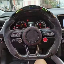 For Audi Steering Wheel RS3 RS4 RS5 RS6 RS7 S3 S4 S5 S6 S7 S8 A3 A4 A4L A5 2016-2020 Model LED Customized Racing Wheel