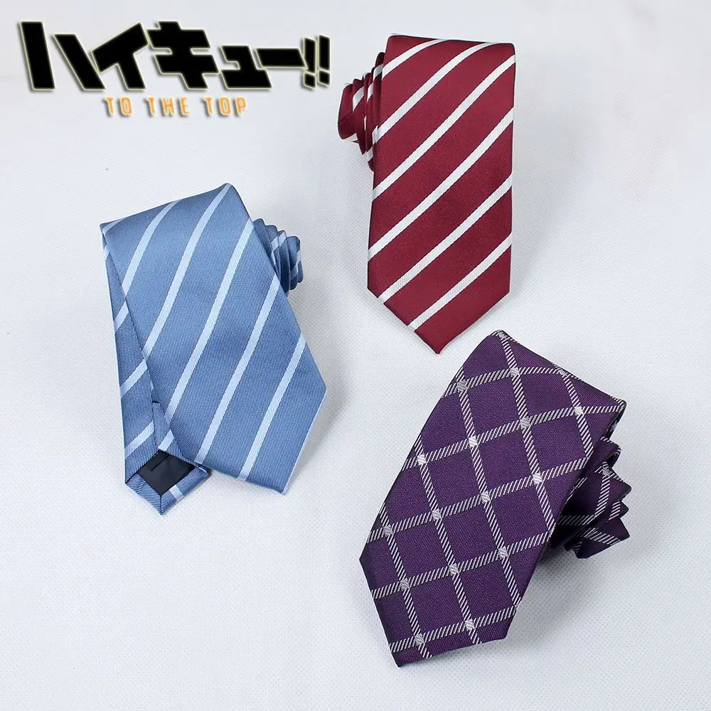 Shoyo Hinata Tobio Kageyama Kei Tsukishima Kotaro Bokuto Anime Two-dimensional Peripheral Characters Same Style Striped Tie