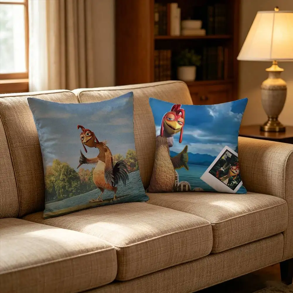 

FUNNY C-Chicken J-Joe Surf Pillow Case Cushion Cover Throw Pillow Case For Car Sofa