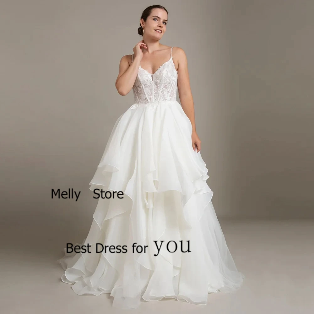 

Современные свадебные платья без бретелек Свадебные платья из органзы со шлейфом без рукавов Vestido De Novia Изысканный новый халат De Summer