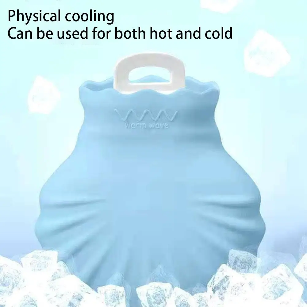 Portable Mini Silicone Hot Water Bottle with Efficient Heat Retention Great for Travel and Cold Weather Comfort