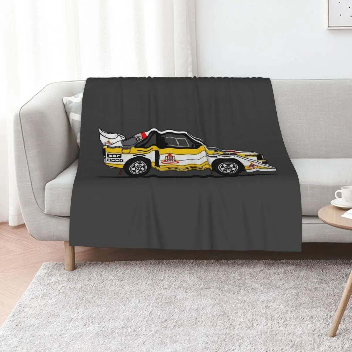 S1 Group B Classic Rally Car Throw Blanket Decorative Sofas Decorative Beds Multi-Purpose Nap Softest Large Blankets