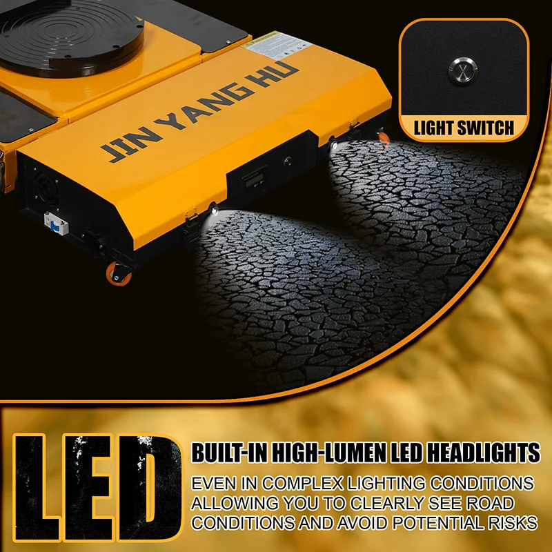 Electric Pallet Truck Omnidirectional Rotating Tractor Heavy-duty Combined Pallet Truck Wireless Remote Control Pallet Trolleys