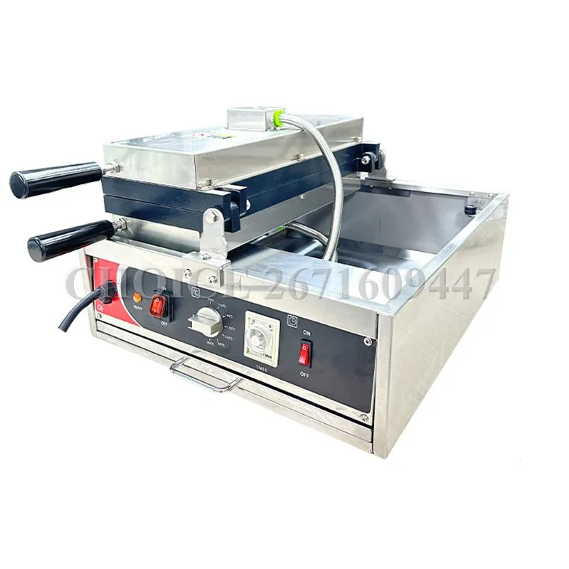 110v 220v 6 Pieces Commercial Use Ice Cream Sandwich Stick Popsicle Waffle Crust Maker Machine