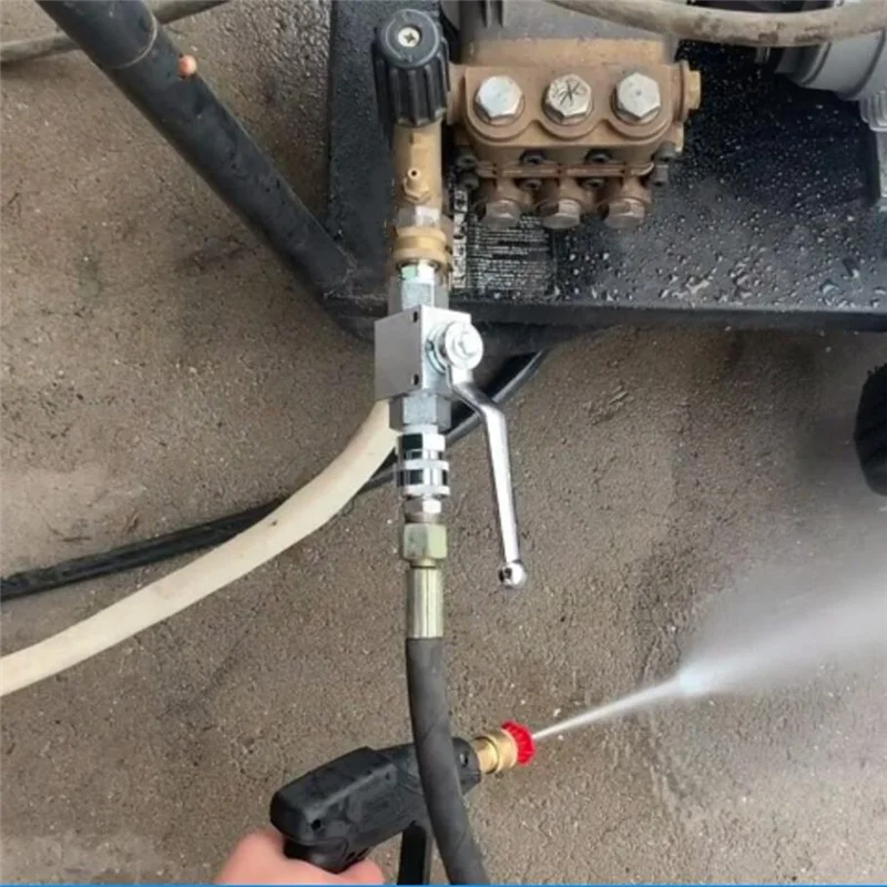 

【Горячий продавать】комплект шаровых кранов 4500PSI с быстроразъемным разъемом 3/8 дюйма, комплект шаровых кранов для мойки высокого давления