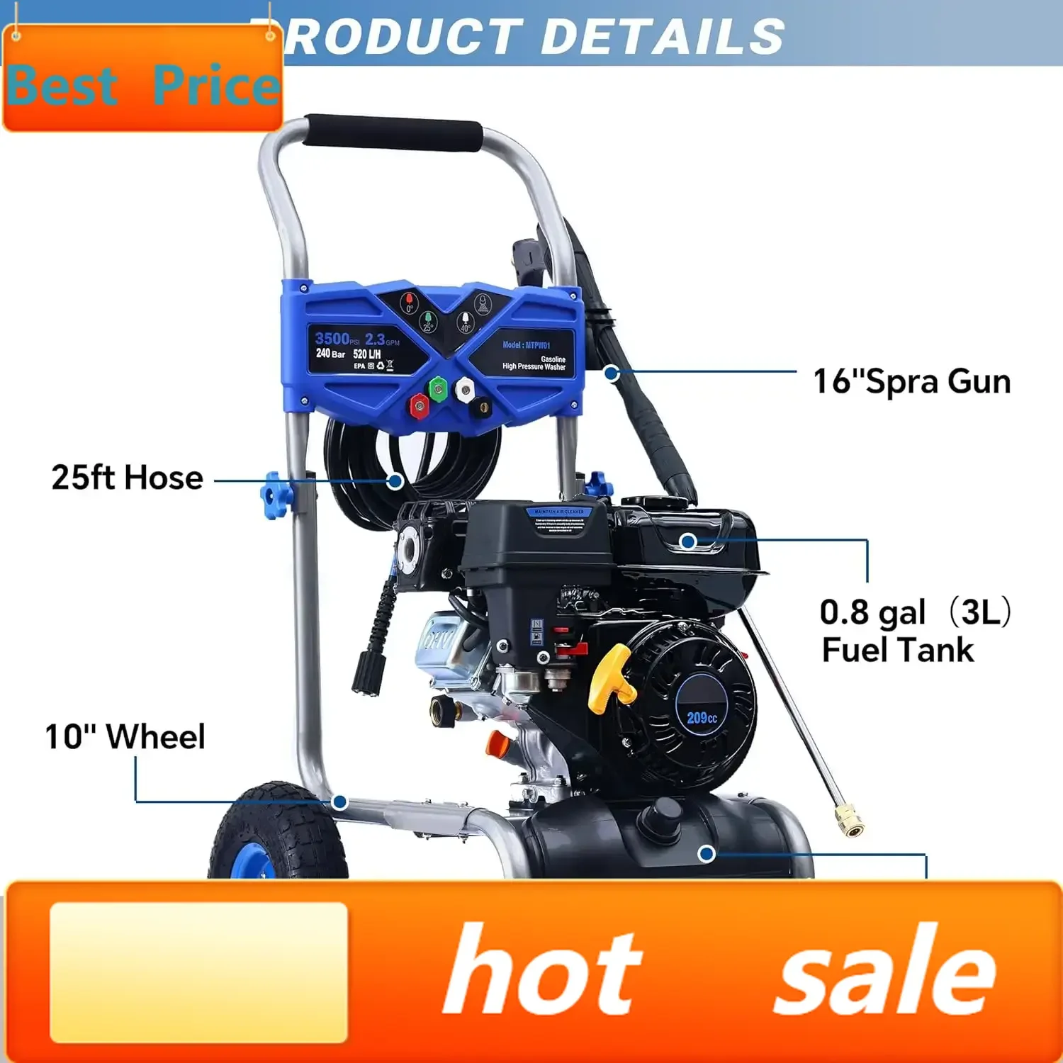 Hot-Selling3500Psi …