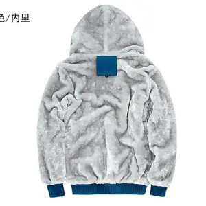 رجالي سميكة الصوف الأعلام التركية هوديس بلوزات سترة سترة كاجوال جاكيت علم البلد تركيا الشتاء جديد أفضل 10 معاطف مبيعا من تركيا - No3