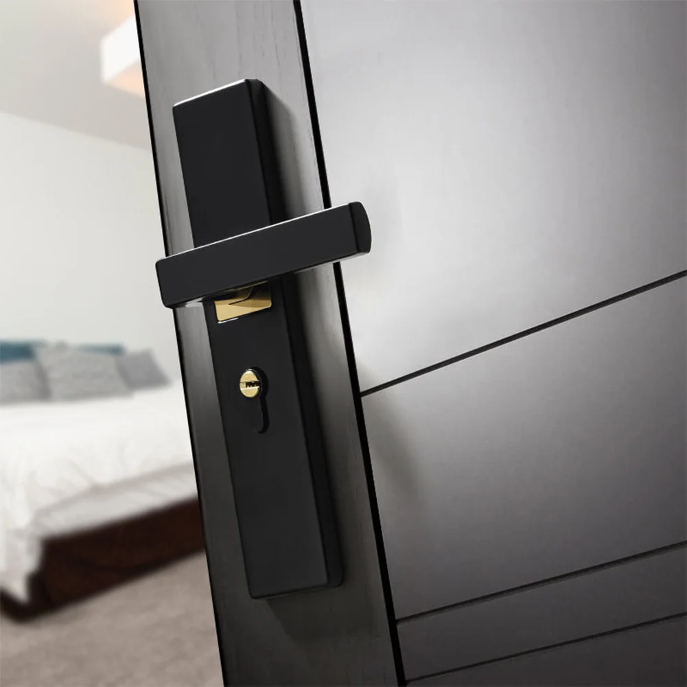 Metal Door Security Lock Split Handle Mechanical Door Lock with Keys Security Entrance Door Knobs Lock for Bedroom Bathroom