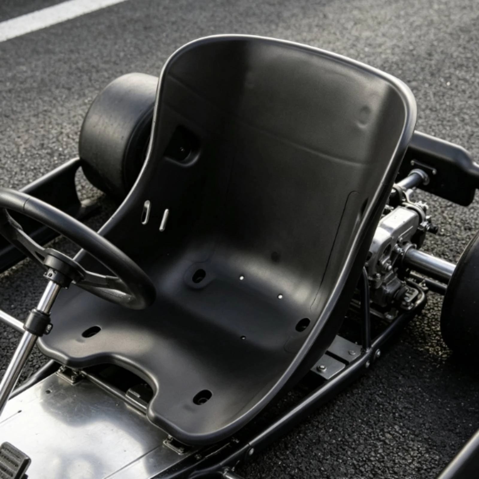 Go Kart Seat Contoured Go-Kart Seat Lightweight Universal for Custom Vehicle Builders, ATV