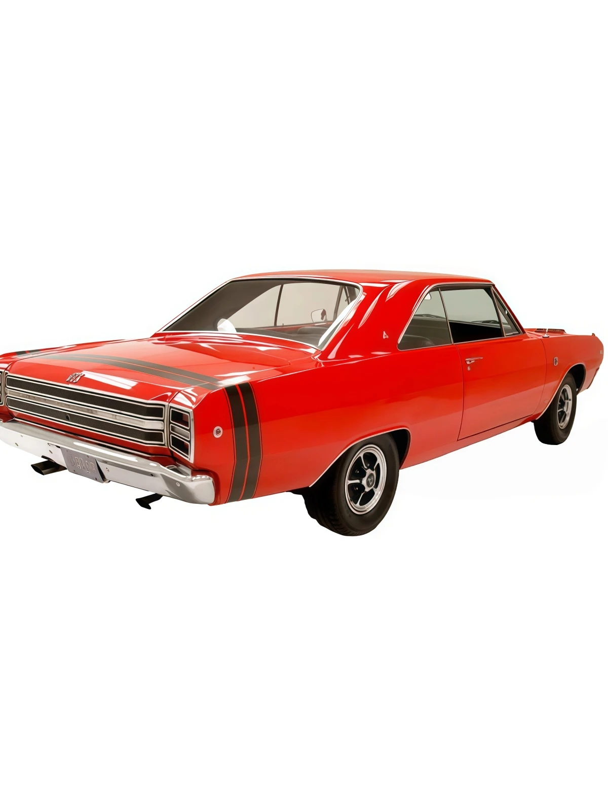 1/10 1968 Dart GTS Muscle Car Clear Body Shell 200mm With Light Buckets & Side Mirrors for On-Road Chassis 258mm Wheelbase