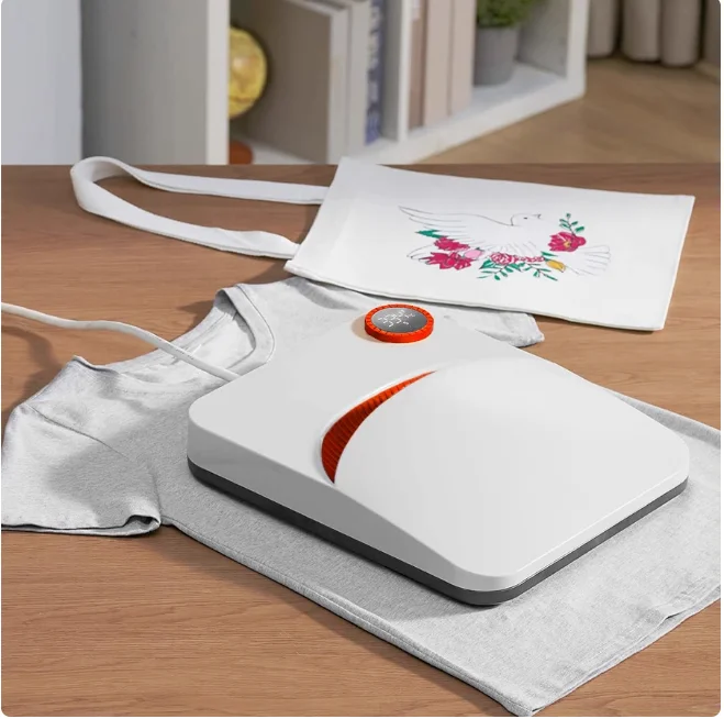 9x9/12x10 inch Portable Heat Press Machine DIY Shirt Printing Multifunctional Sublimation Transfer for HTV Vinyl T-shirt Bag