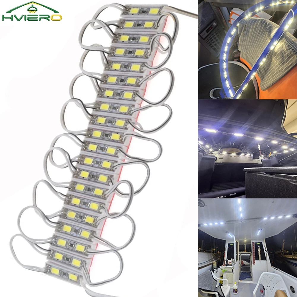 5730 2Led Modules Waterproof Dc 12v SMD SMT Anti-static Backlight Advertisement Panels Sign Boards Decorative Lighting Lamp
