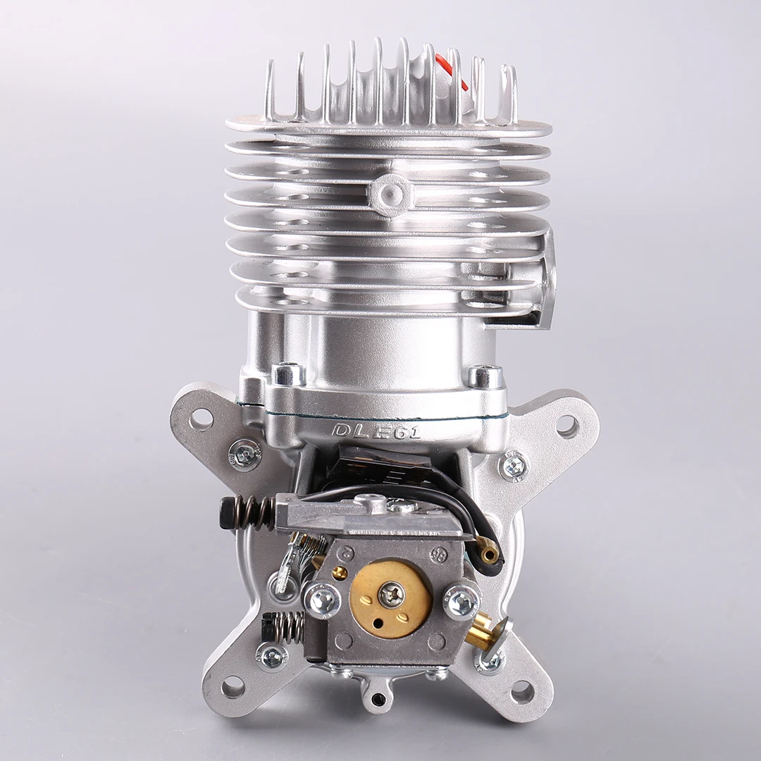ラジコンカー用ガスエンジン,固定翼モデルdle61,61cc,単気筒,二重
