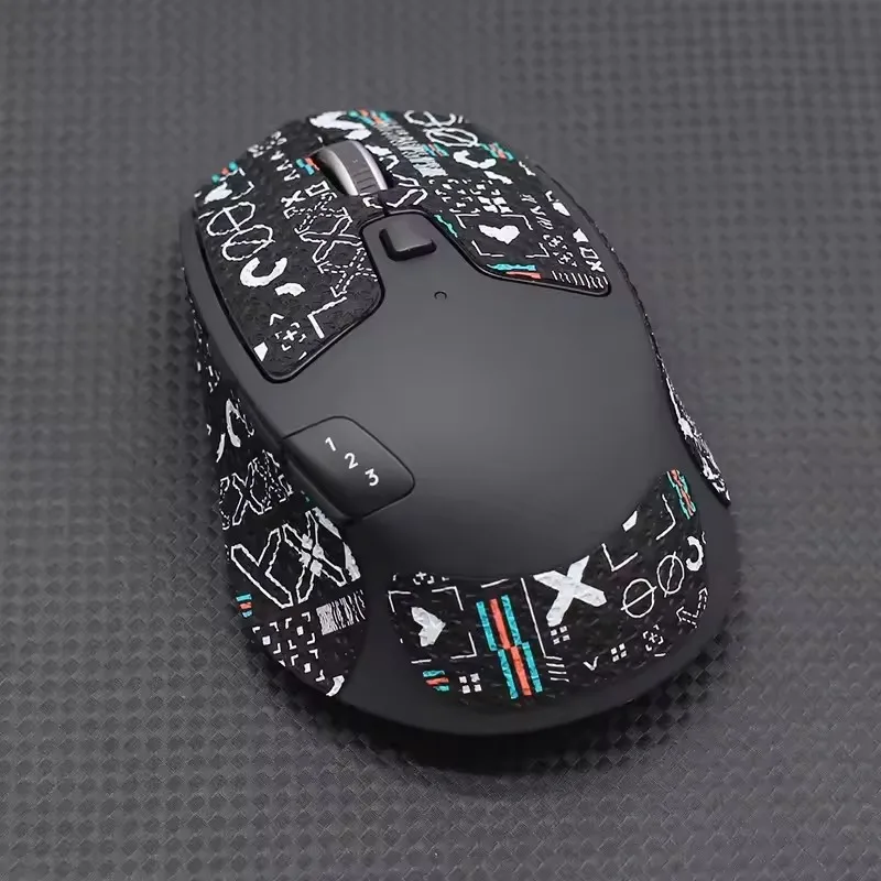 

Full-wrap Anti-slip Anti-sweat Decals for Logitech M720 Mouse - Sweat-absorbing Side & Palm Protection