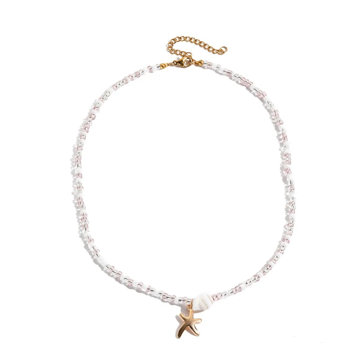 

N Sle Starfi тканое ожерелье летнего пляжа ell Nautilus жемчужное ожерелье из бисера трансграничные модные украшения для женщин