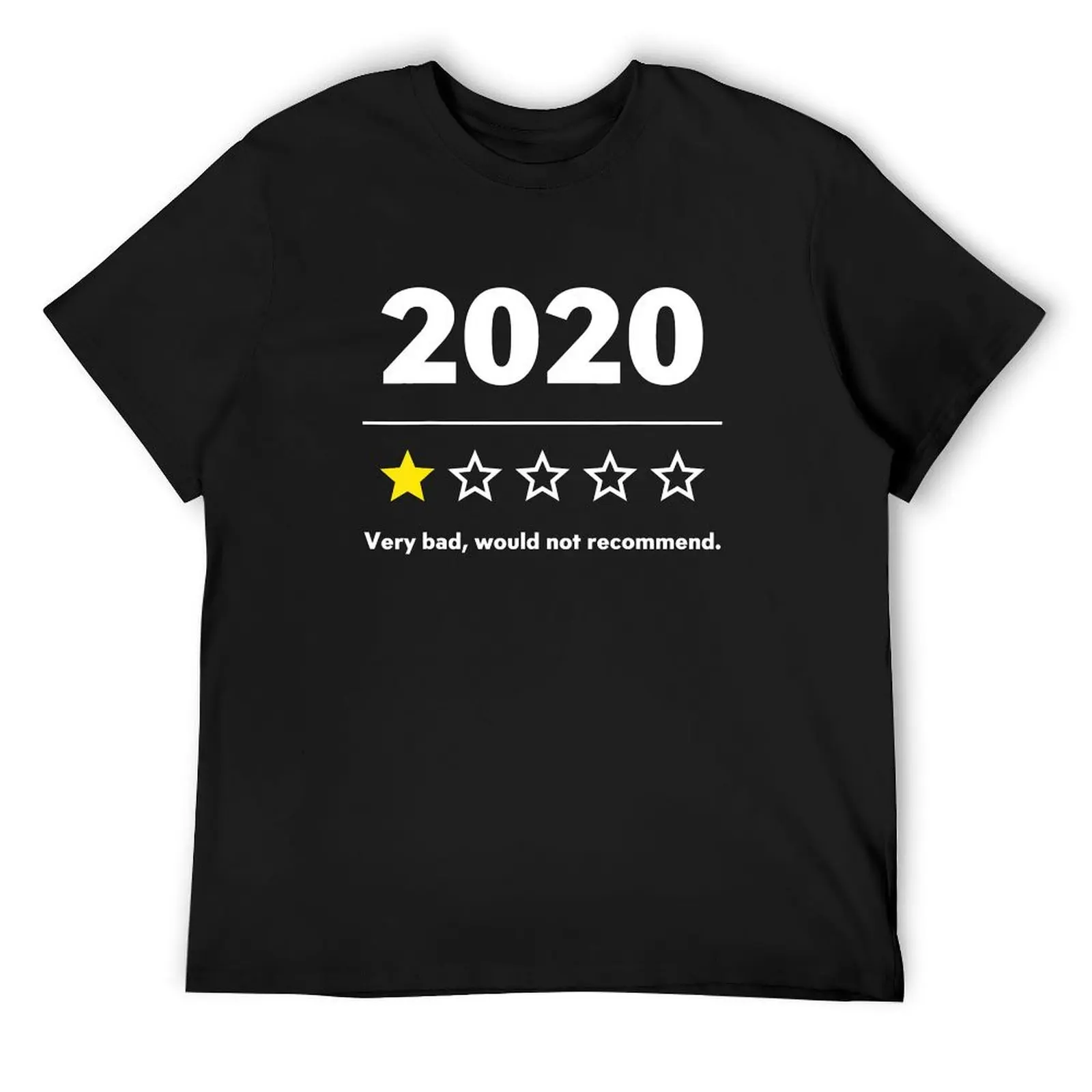 2020 Review - Very Bad Would Not Recommend - 1 Star T-Shirt quick drying shirts graphic anime mens t shirt