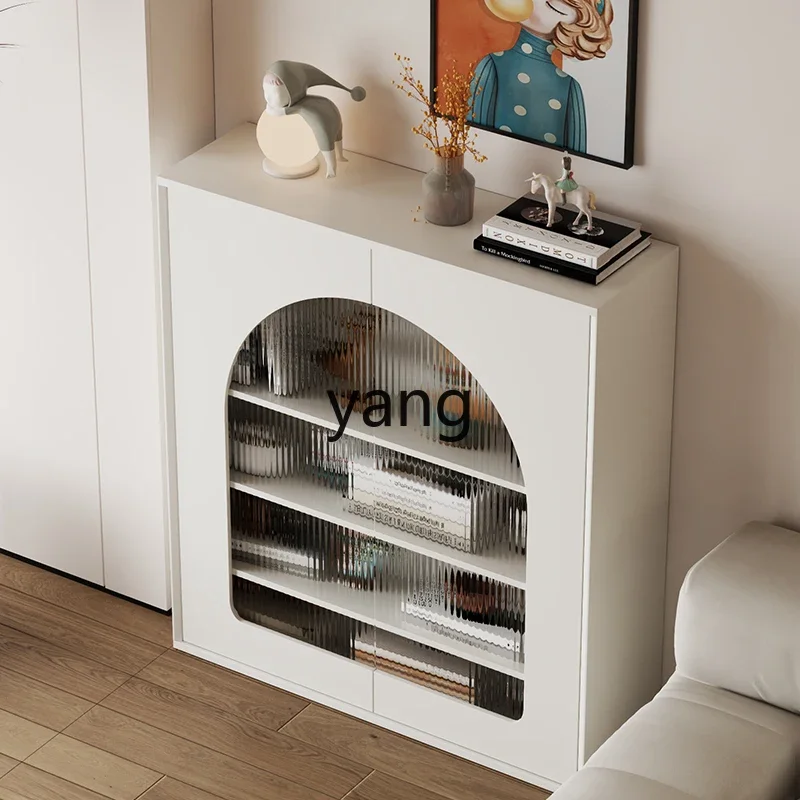 TGF， Italian minimalist closet fireplace cabinet arched shelf vintage decoration homestay photography shelf