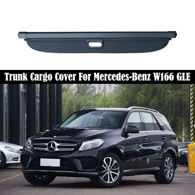 

Крышка багажника для Mercedes-Benz W166 GLE300 GLE400 GLE450 GLE350 2015-2019, защитный щиток, задняя шторка, перегородка, конфиденциальность