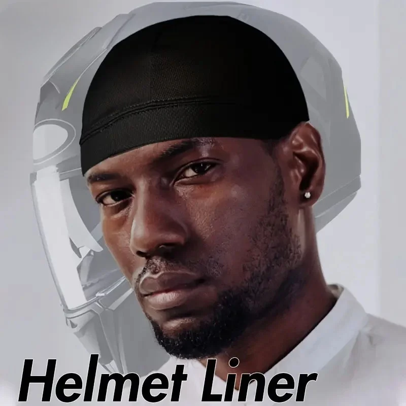 

1/3 шт., внутренняя кепка для мотоциклетного шлема, быстросохнущая дышащая шапка, гоночная кепка под шлемом, шапочка для мотокросса, моторный шлем, шапка