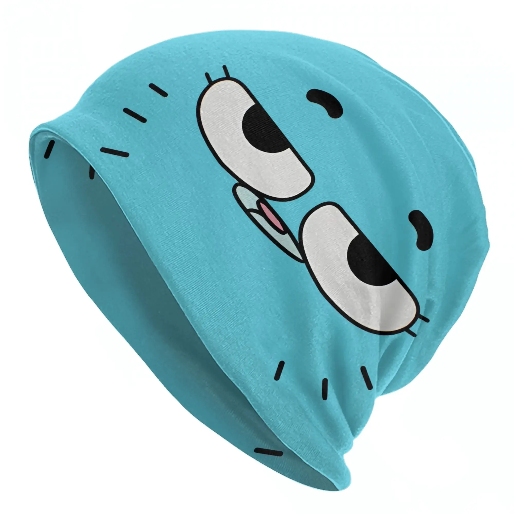 Gumballs Gum Ball Watterson Skullies Beanies Hats Amazings Gumballs Hip Hop Men Women Outdoor Caps Warm Dual-use Bonnet Hats