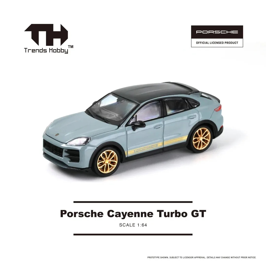 トレンドホビー 1/64 ポルシェ カイエン ターボGT 合金ダイキャストカーモデル コレクションギフト