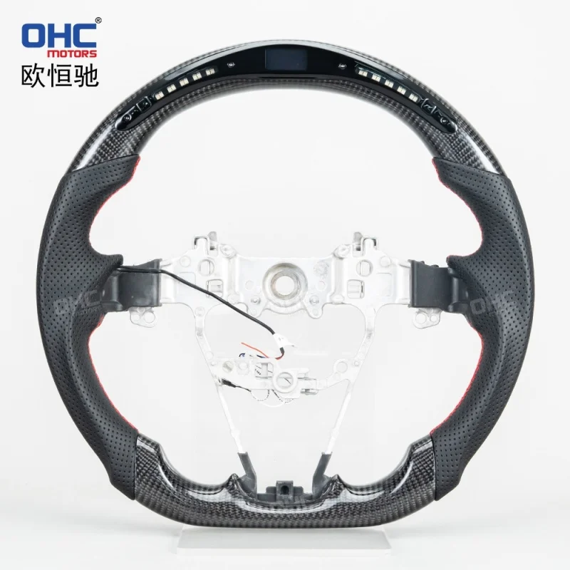 For Suzuki Ignis cars modification and upgrade of the steering wheel of Japaneseto a carbon fiber smart LED