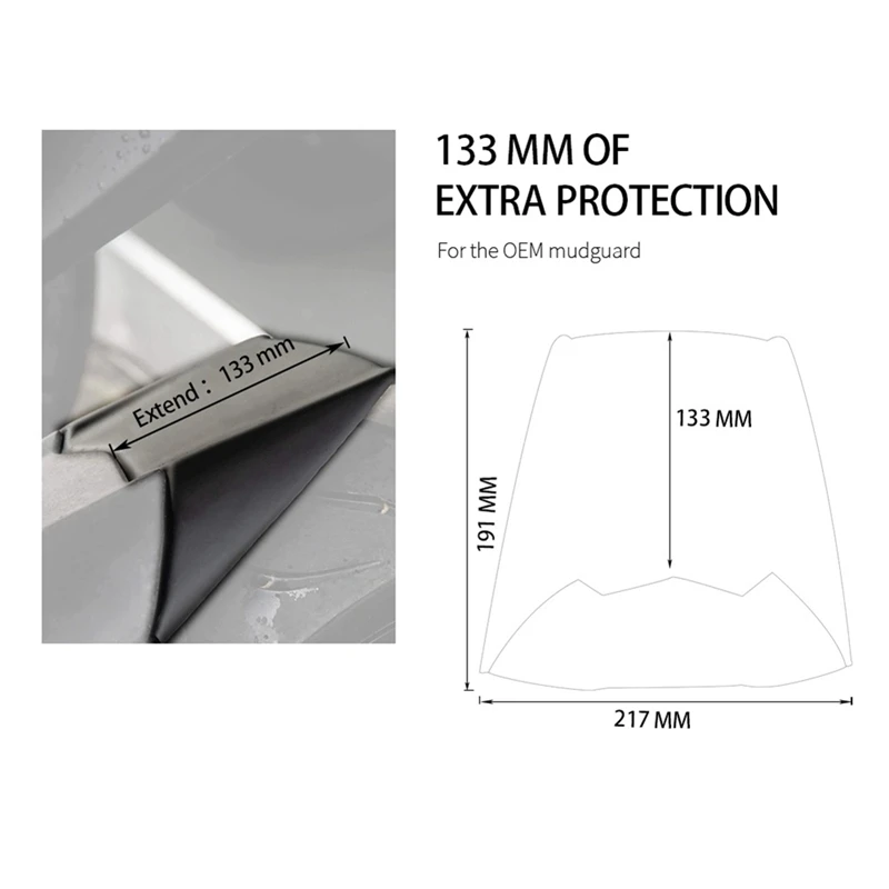 

N!b-@задний брызговик мотоцикла, удлинитель крыла, удлинитель заднего колеса для Yamaha Tracer 900 Tracer 900 GT