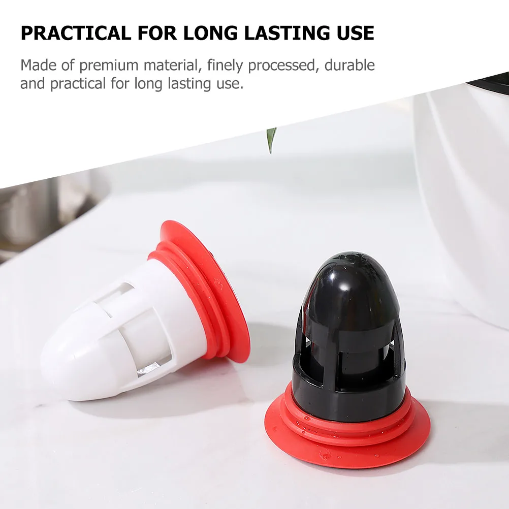 

3pcs Deodorizing Sealing Drain Core Odor-Proof Floor Plug Wear-Resistant U-Shaped Water Seal Block Hair Durable Household