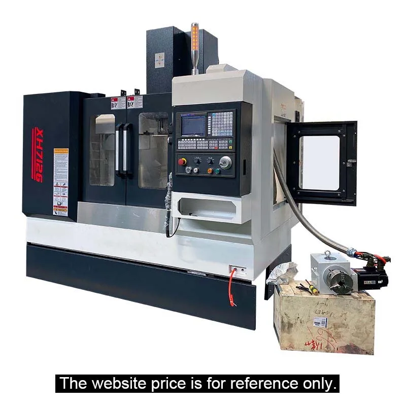 XH7126  CNC Milling Machines Center Advance 3/4 Axis Vertical CNC Mill for Processing Metal with Siemens 808Da-16 for Sale