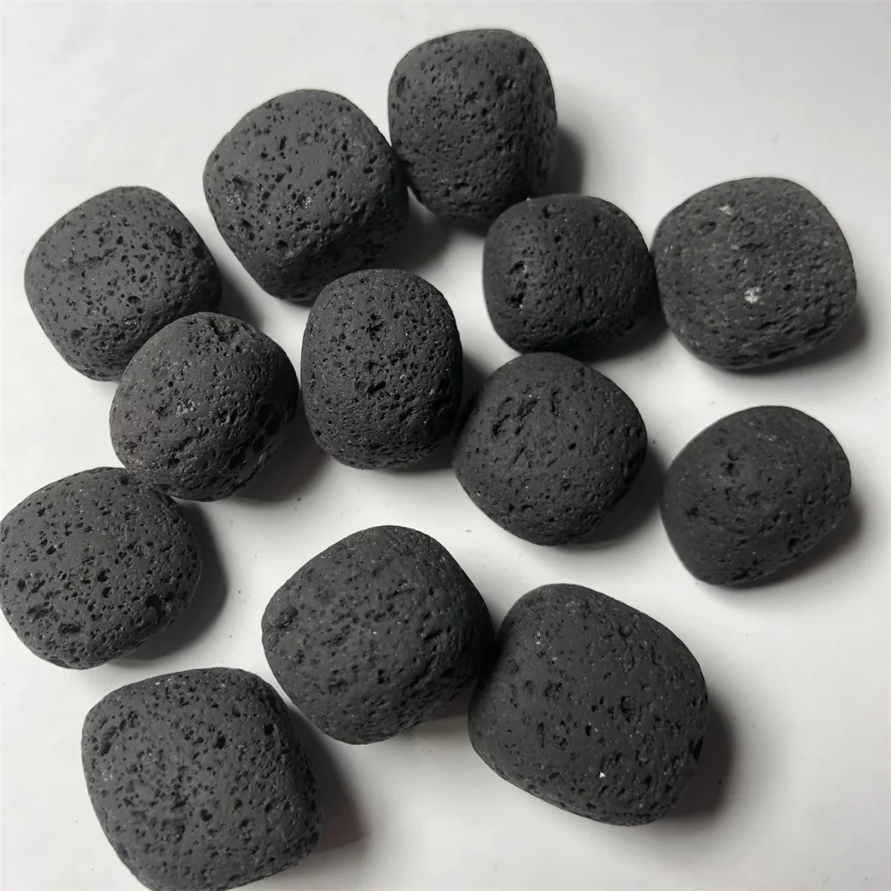 Natural Porous Black Volcanic Stone Lava Rock raw For Garden Decoration and fish tank special filter water volcanic rock particl