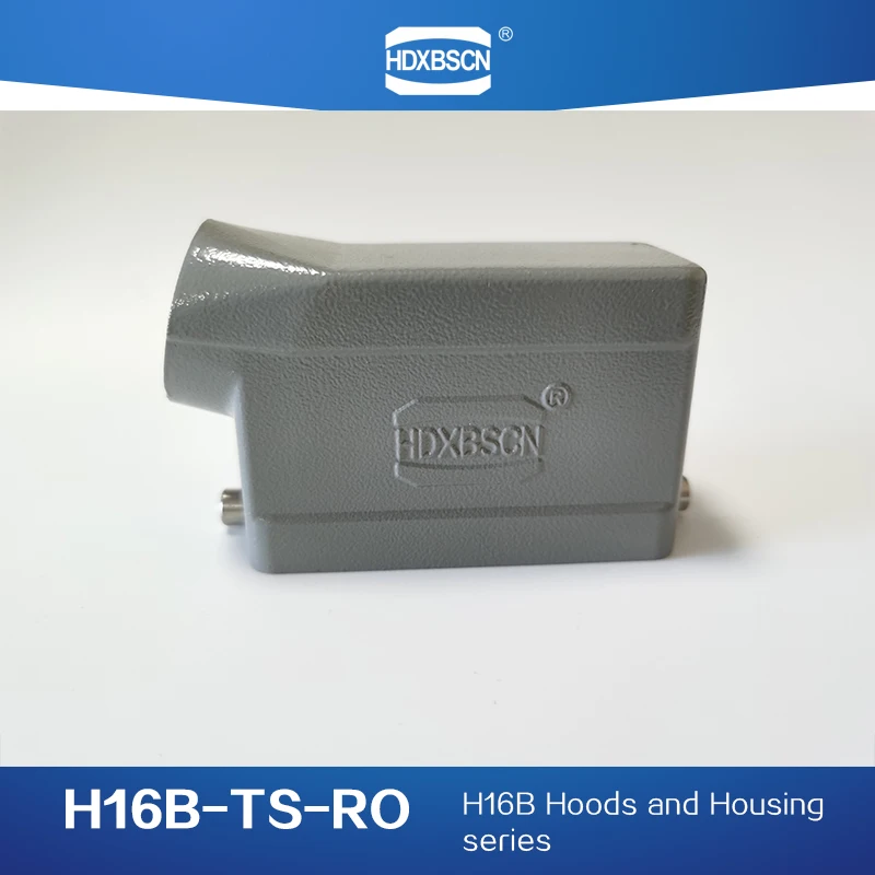 HDXBSCN Industrial rectangular heavy duty connector HDC HE-016 Han B 16 cores Hood One Lock