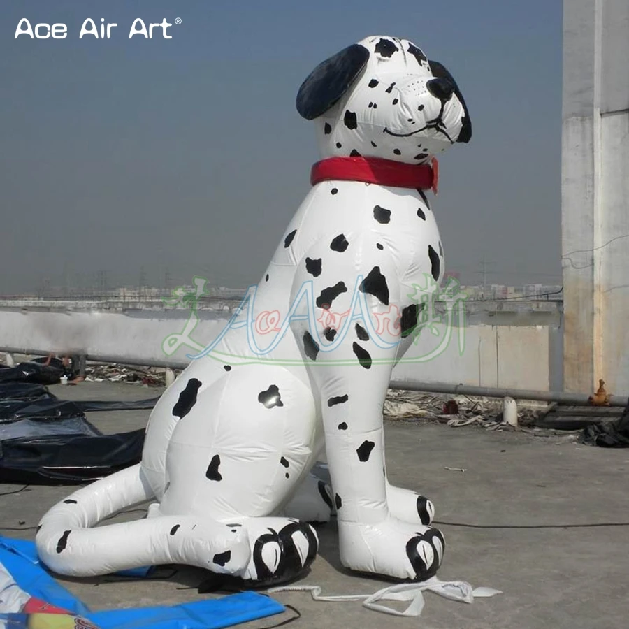 Chegam novas réplica de cachorro inflável alta, modelo animal inflável para decoração de promoção ao ar livre feita por Ace Air Art