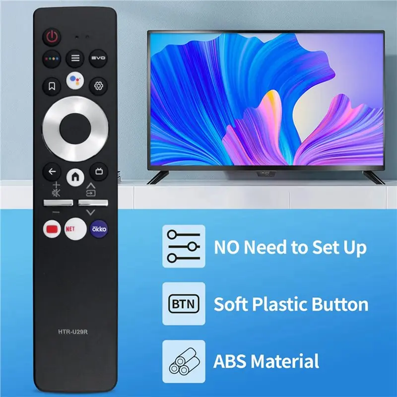 T24C 3X Replace HTR-U29R Voice Remote Control For Haier 50 Smart TV H50K6UG H55K6UG H65K6UG BX2 Smart TV DX