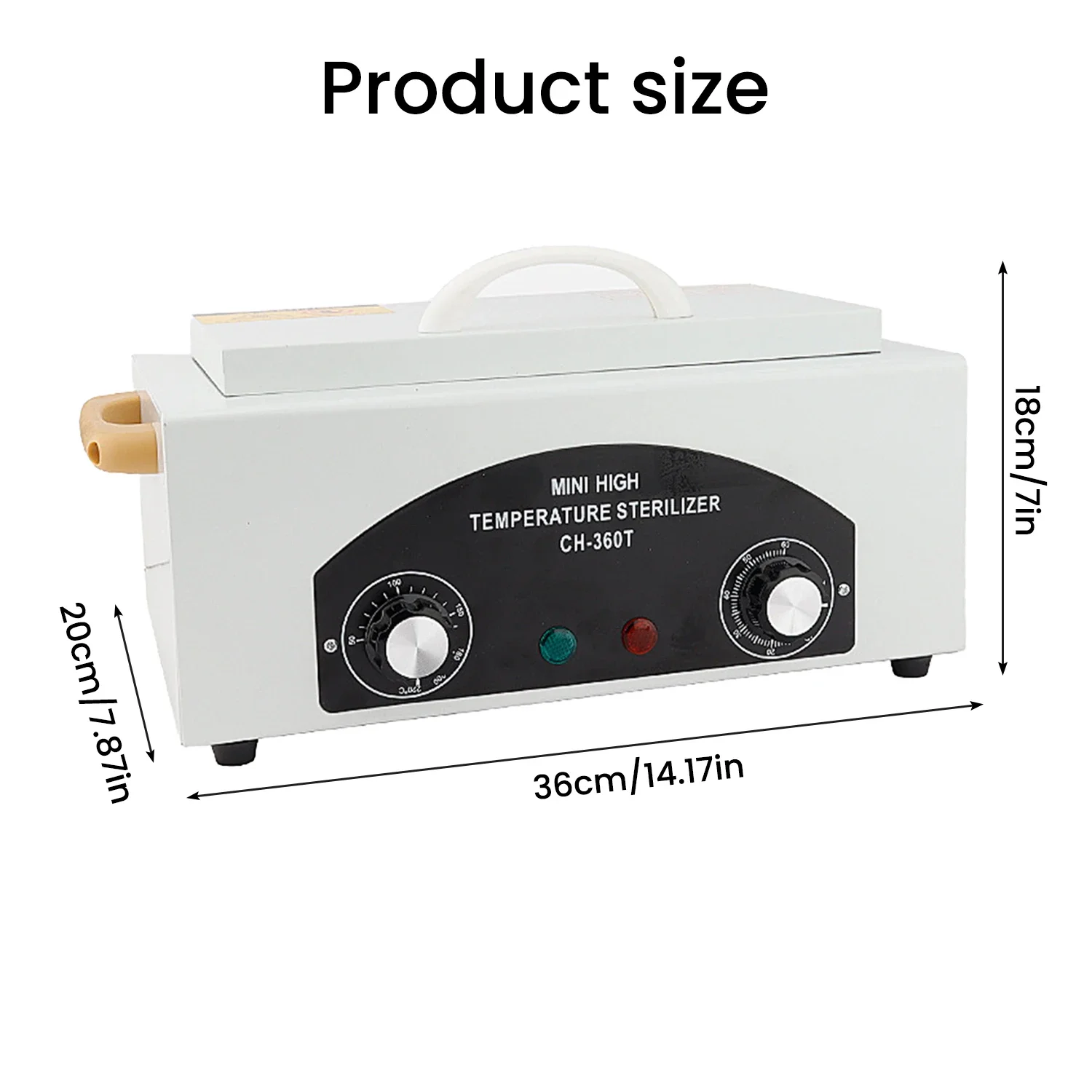 معقم حراري جاف بالهواء الساخن ، علاج الأظافر التجميلي ، معقم أداة صالون التجميل ، تعقيم بدرجة حرارة عالية ، صندوق تعقيم