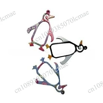 Aluminum alloy penguin bottle opener, bottle opening tool, craft promotional gift opener