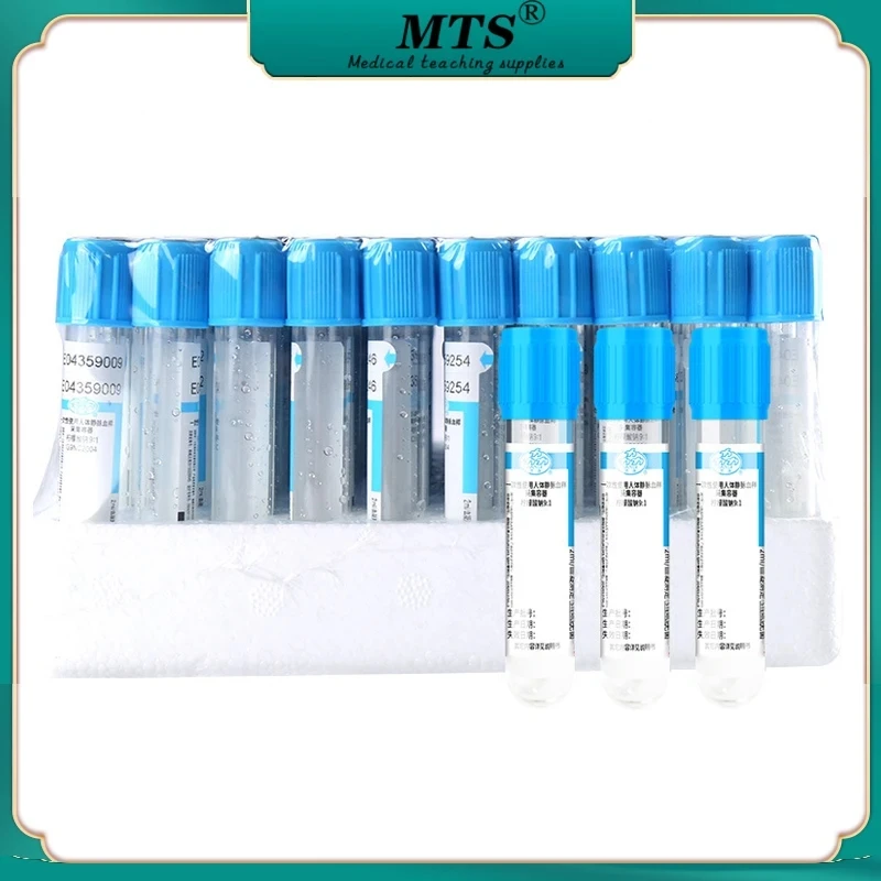 

2ml 5ml 10ml sodium citrate vacuum blood vessel disposable blue cap medical sterile vacuum PT coagulation vessel