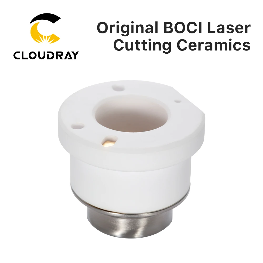 Cloudray Original BOCI Laser Cutting Ceramic M11 Nozzle Holder Nozzle Connect Ceramic Part for BOCI Laser Cutting Head