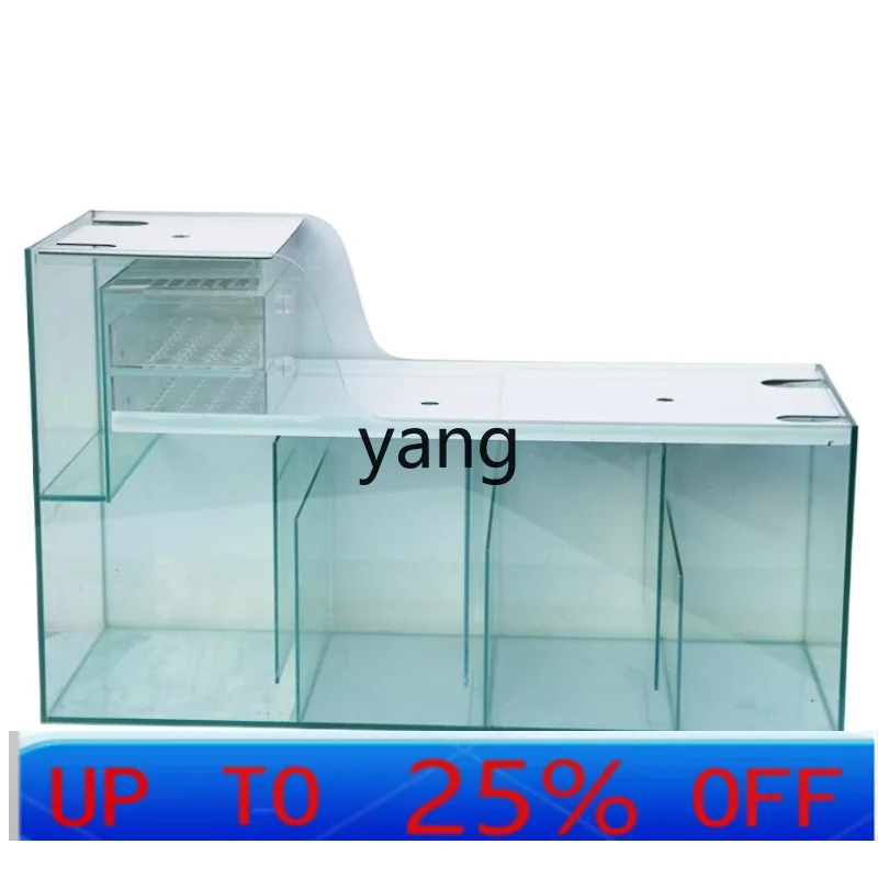 

LMMfish tank bottom filter dry and wet precipitation silent compartment fish tank bottom filter tank