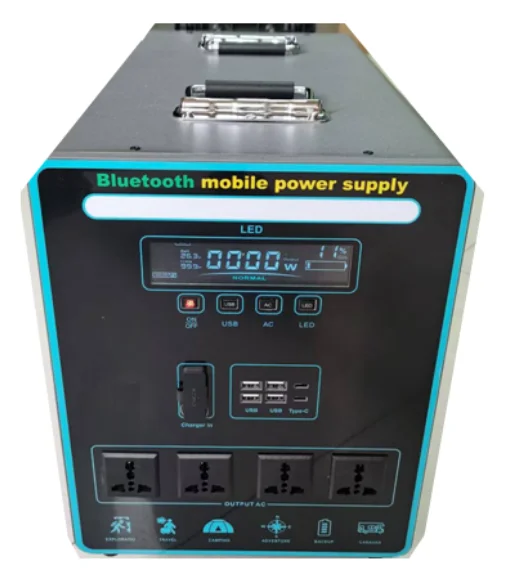 Outdoor Power Supply Caravan Battery 100Ah Caravan/RV Power Station For Camping Fast Charging Power Station 25.6V120AH