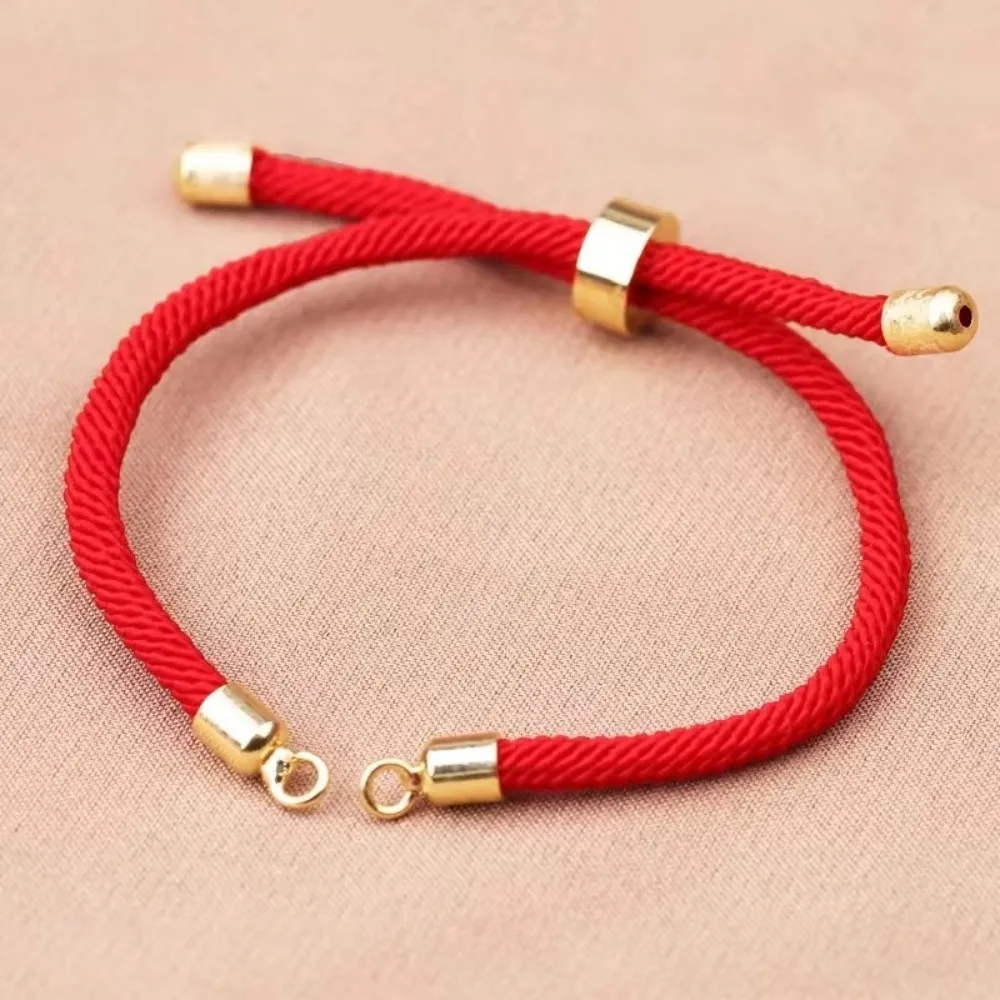 5pcs Decorative String Adjustable Bracelet Classic Sturdy Slider Bracelet 22.5cm Long DIY Bracelet Jewelry Making